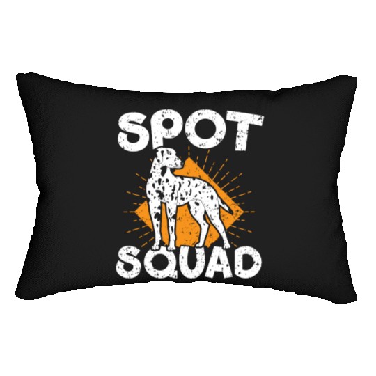Spot Squad Paw Love Puppy Breeder Dalmatian Dog Lumbar Pillows