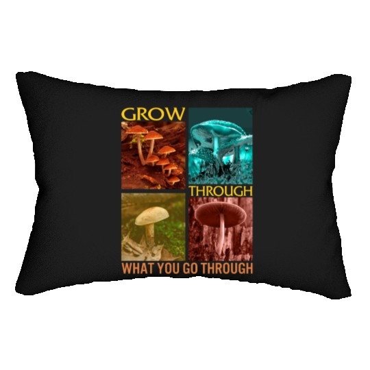 Fungi Lumbar Pillows, Grow Through What You Go Through