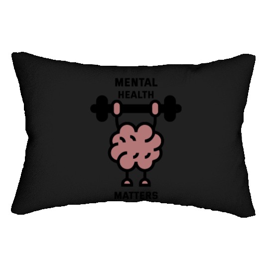 mental health matters Lumbar Pillows