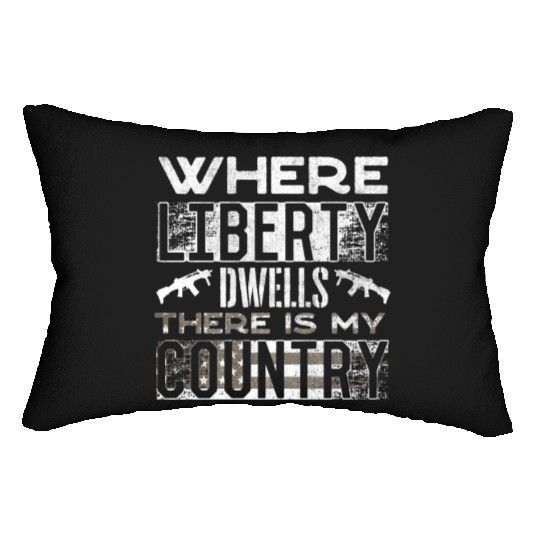 US Patriotic Quotes, Patriot, Patriots Lumbar Pillows