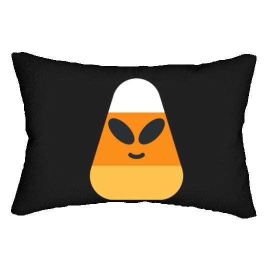Alien Candy Corn Halloween Costume Lumbar Pillows