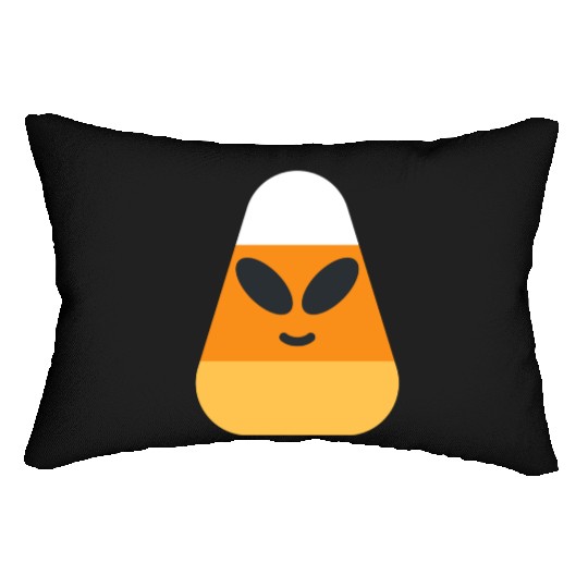 Alien Candy Corn Halloween Costume Lumbar Pillows