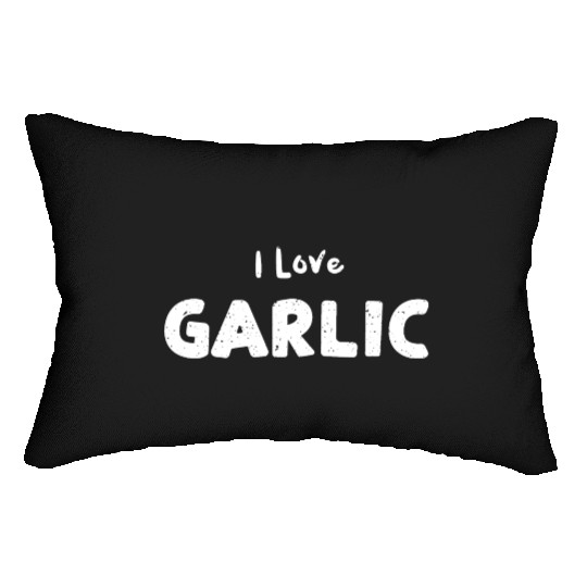 I Love Garlic - Halloween Lumbar Pillows