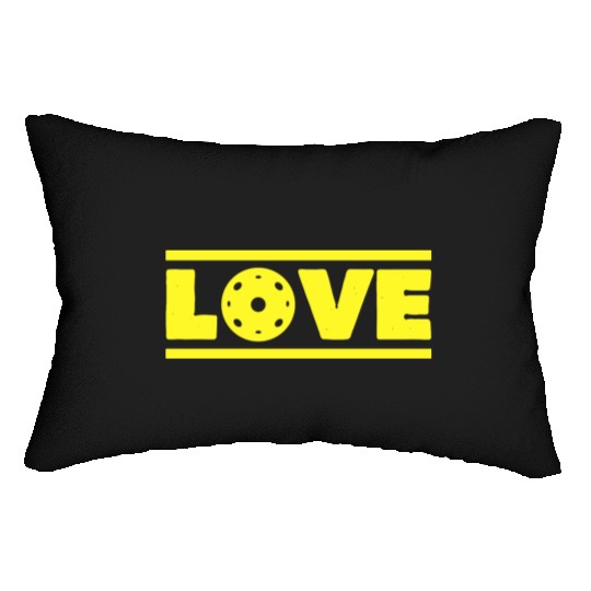 Pickleball Love Matching Retro Vintage Cute Pickle Lumbar Pillows