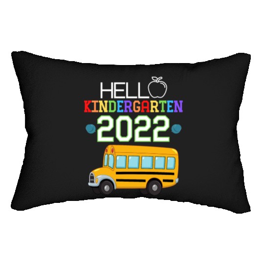 Hello Kindergarten 2022 Teacher Student Kids Lumbar Pillows