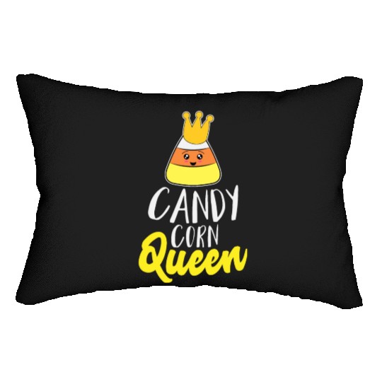 Candy Corn Queen Lumbar Pillows for Kid Girls Women