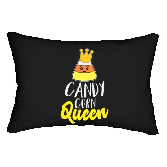 Candy Corn Queen Lumbar Pillows for Kid Girls Women