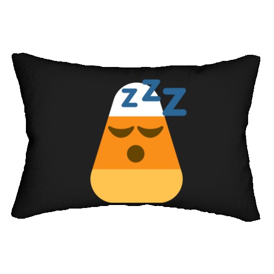 Sleeping Candy Corn Halloween Costume Lumbar Pillows