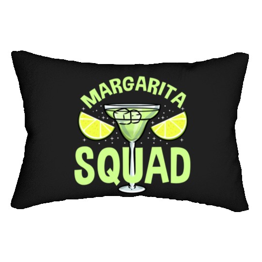 Margarita Squad For Margarita Lover Lumbar Pillows
