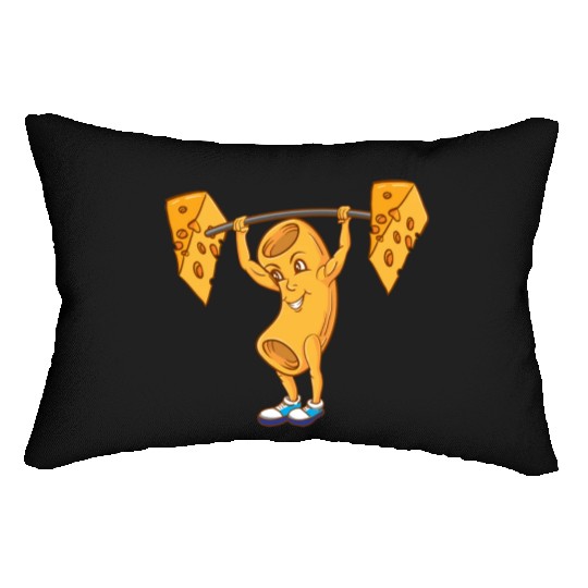 Macaroni Cheeselifting For Macaroni Cheese Lover Lumbar Pillows