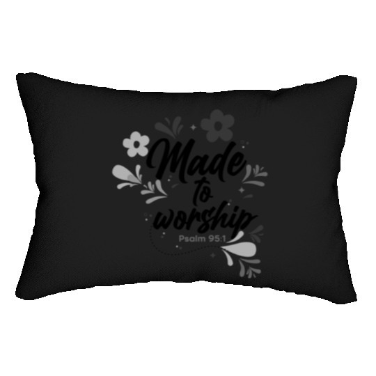 Christianity Gifts Made to Worship Christian Gift Lumbar Pillows