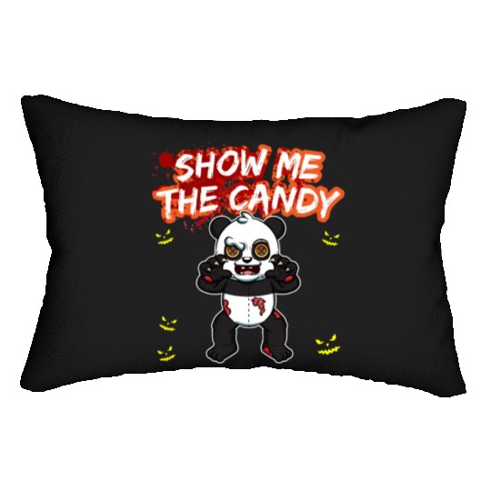 Show Me The Candy Halloween Costume Trick Or Treat Lumbar Pillows