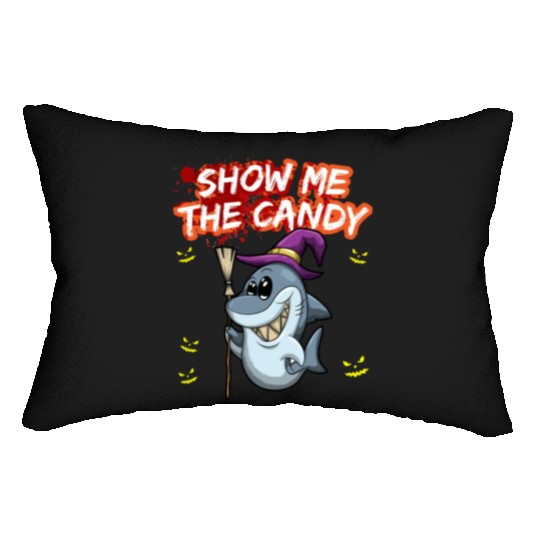 Show Me The Candy Halloween Costume Trick Or Treat Lumbar Pillows