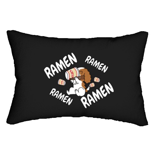 Cavalier King Charles Spaniel Instant Ramen Lumbar Pillows