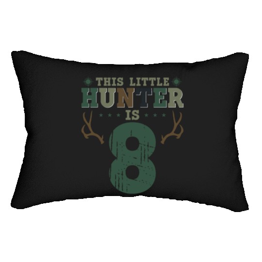 Buck Deer Hunting Hunter Kid 8th Lumbar Pillows