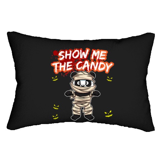 Show Me The Candy Halloween Costume Trick Or Treat Lumbar Pillows