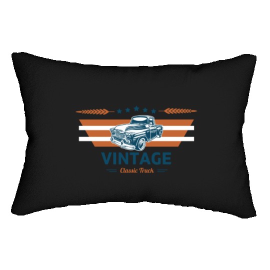 Vintage Classic Truck Community Premium Lumbar Pillows