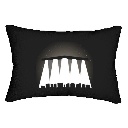 Black Triangle, Phoenix Lights Lumbar Pillows