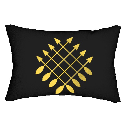 Be Brave Little Arrow (gold) Lumbar Pillows