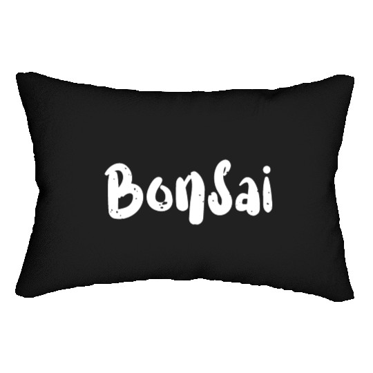 Bonsai - Plants Lumbar Pillows