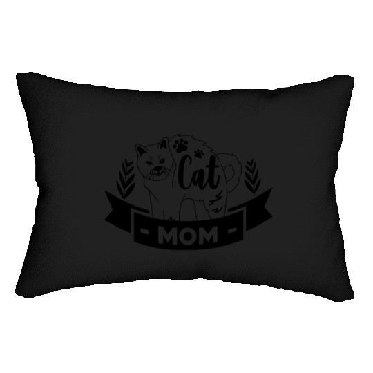 Cat mom Lumbar Pillows