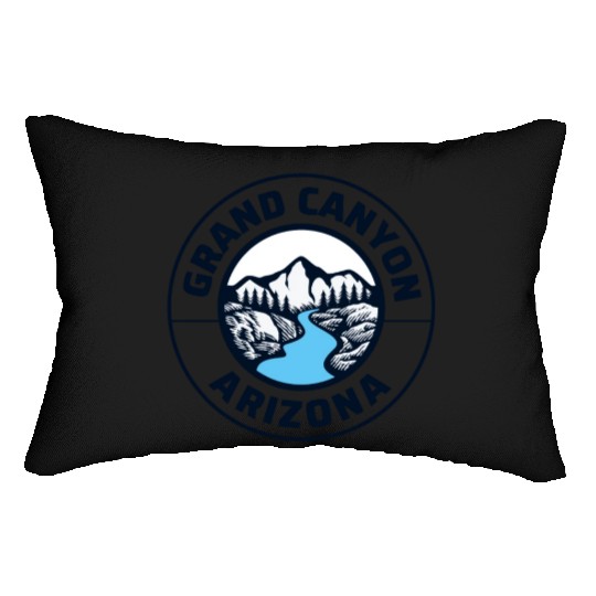 Grand Canyon Arizonna State Lovers Mountains Nature Lumbar Pillows