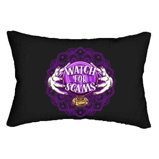 Halloween Witch Hands Witchcraft Scam Lumbar Pillows