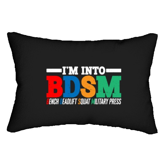 Im Into BDSM Bench Squat Deadlift Military Press16 Lumbar Pillows