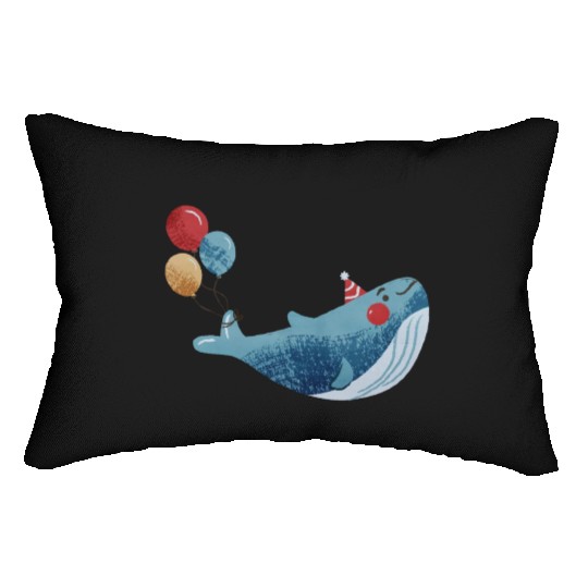 Whale Squad Whale lover Whale Graphics Lumbar Pillows