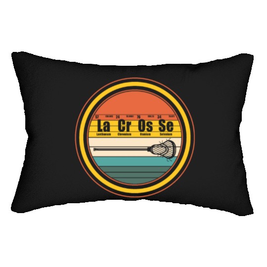 Lacrosse Periodic Table Element Lumbar Pillows, Lacrosse