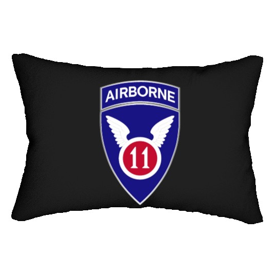 11th Airborne Division DUI wo Txt X 300 Lumbar Pillows