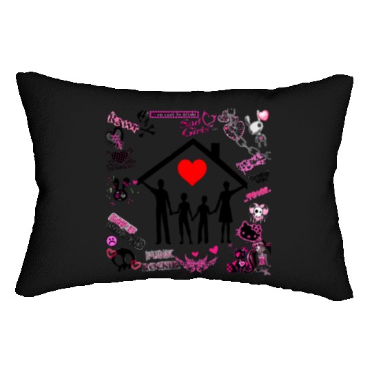 family love forever Lumbar Pillows