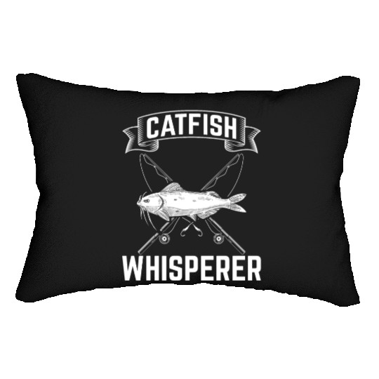 Catfish Whisperer - Wels Catfish Hunter Lumbar Pillows