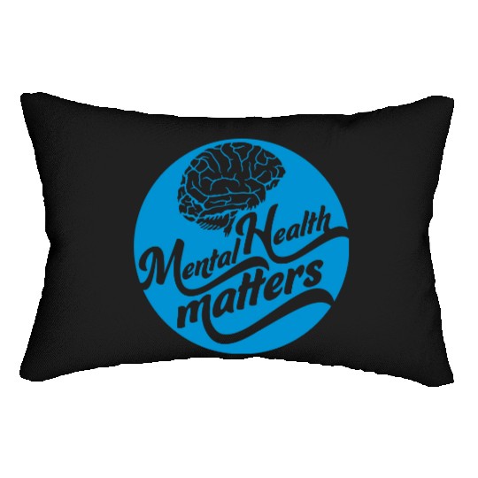 mental health matters quote Lumbar Pillows