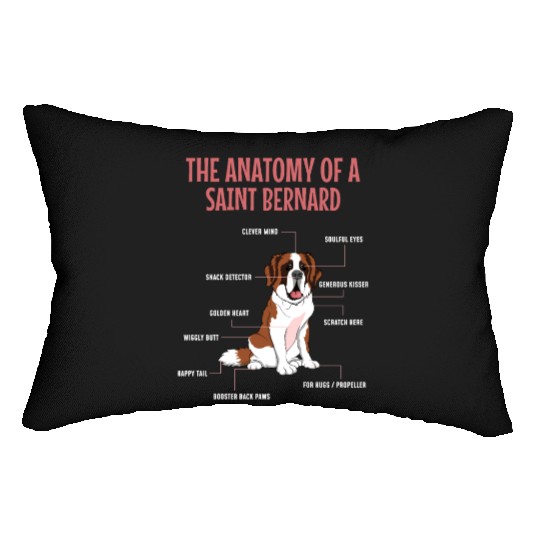 Definition Animal Pet Anatomy Of Saint Bernard Dog Lumbar Pillows