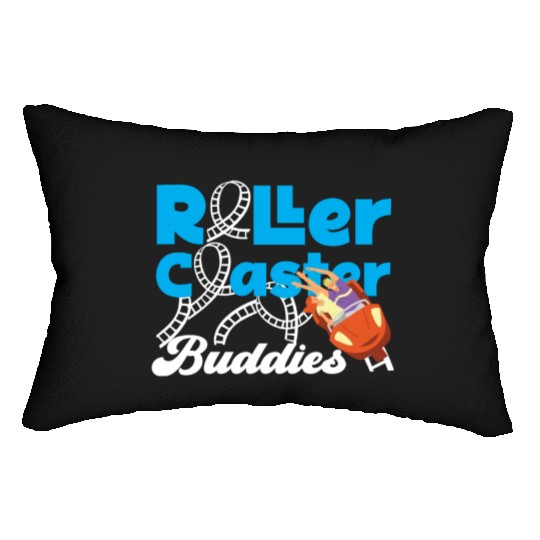 Roller Coaster Friends Besties Lumbar Pillows