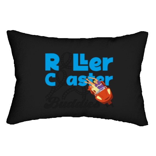Roller Coaster Friends Besties Lumbar Pillows