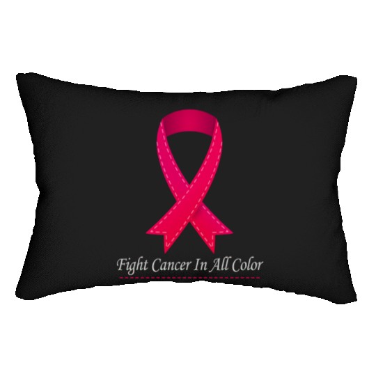 Cancer Sucks In Every Color Fighter Fight Support Lumbar Pillows