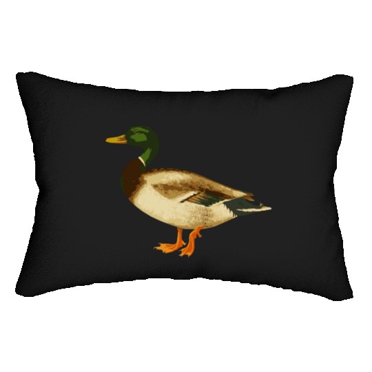 Mallard Duck Cute Duck Wild Duck Lover Lumbar Pillows