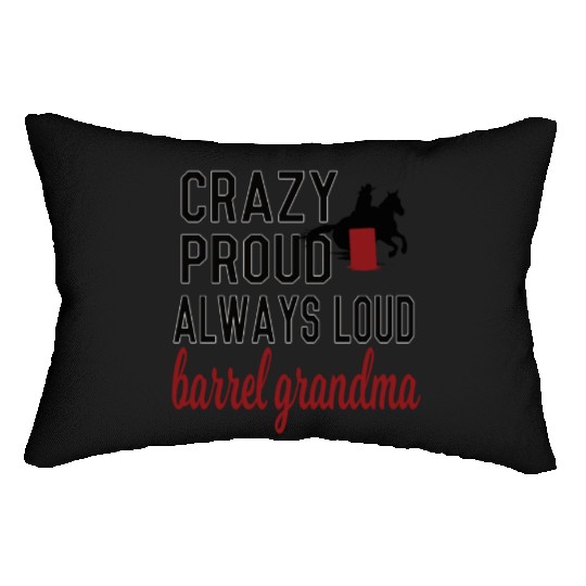 Barrel Racing Grandma Barrel Racing Grandmother Lumbar Pillows
