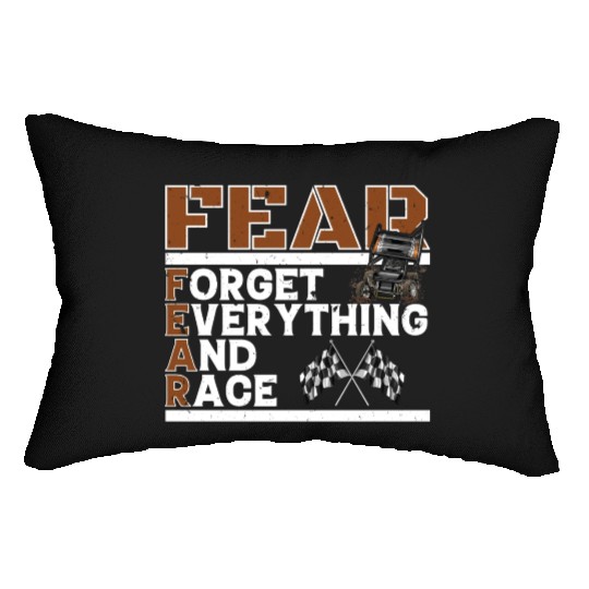 Dirt Track Racing Sport Drifting Tracker Lifestyle Lumbar Pillows