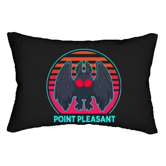 Cryptozoology Folklore Mothman Point Pleasant Lumbar Pillows
