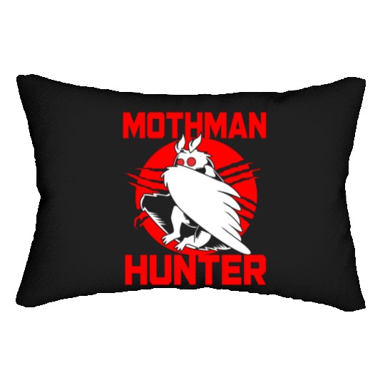 Cryptozoologist Cryptid Folklore Funny Mothman Lumbar Pillows