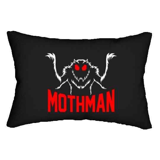 Folklore Monsters Cryptid Goth Mothman Lumbar Pillows