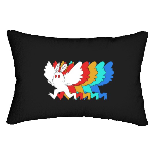 Cryptozoologist Cryptid Mothman Lumbar Pillows
