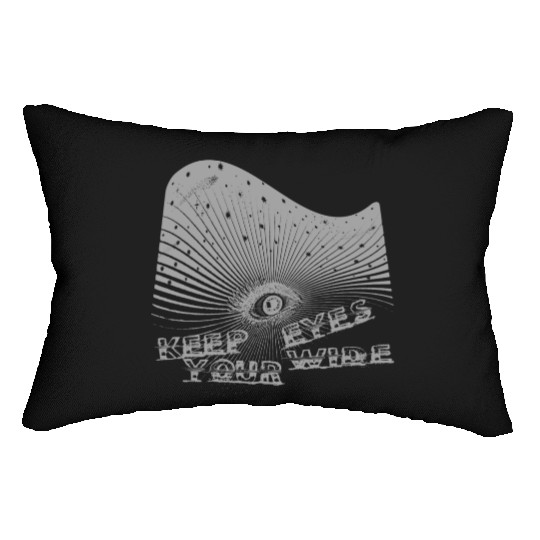 Eyes Wide Winter Come 2 The Light Grey Lumbar Pillows