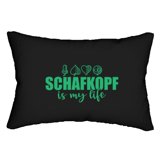 Schafkopf is my Life Card Game playing Card Lumbar Pillows
