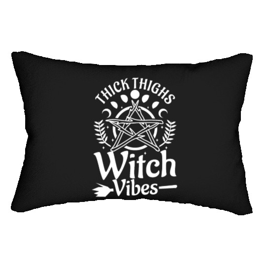 Thick Thighs Witch Vibes Lumbar Pillows