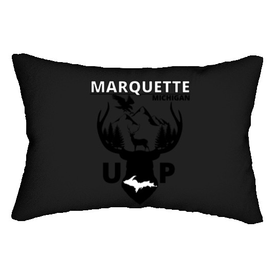 Marquette Michigan Upper Peninsula Lumbar Pillows