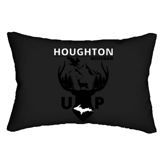 Houghton Michigan Upper Peninsula Lumbar Pillows